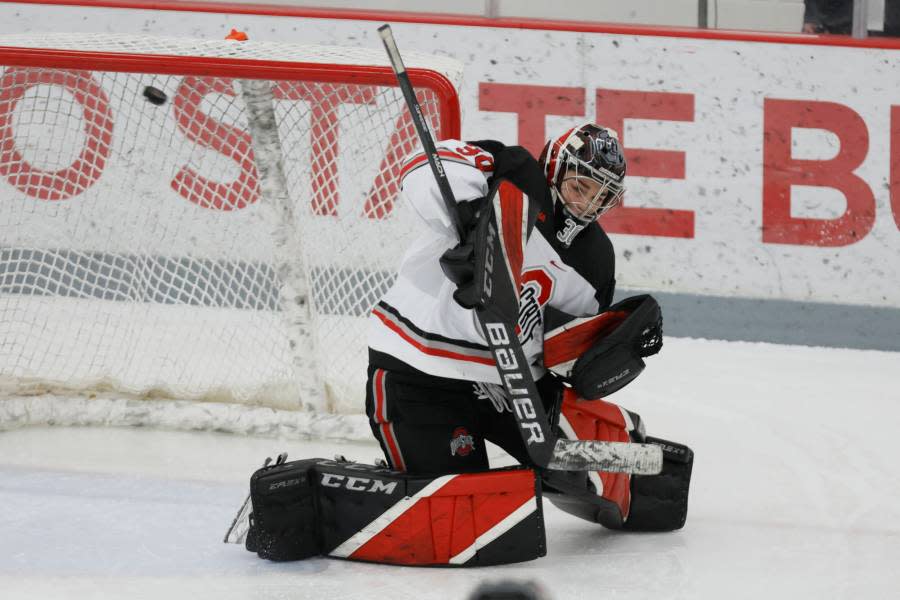 Ohio State women’s hockey vs. Bemidji State from game held Friday, Feb. 24, 2023, in Columbus, Ohio. (Photo/Jay LaPrete)