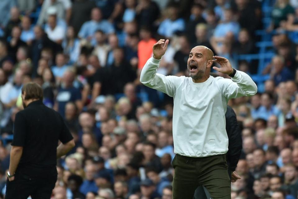 MANCHESTER CITY-GUARDIOLA (AP)