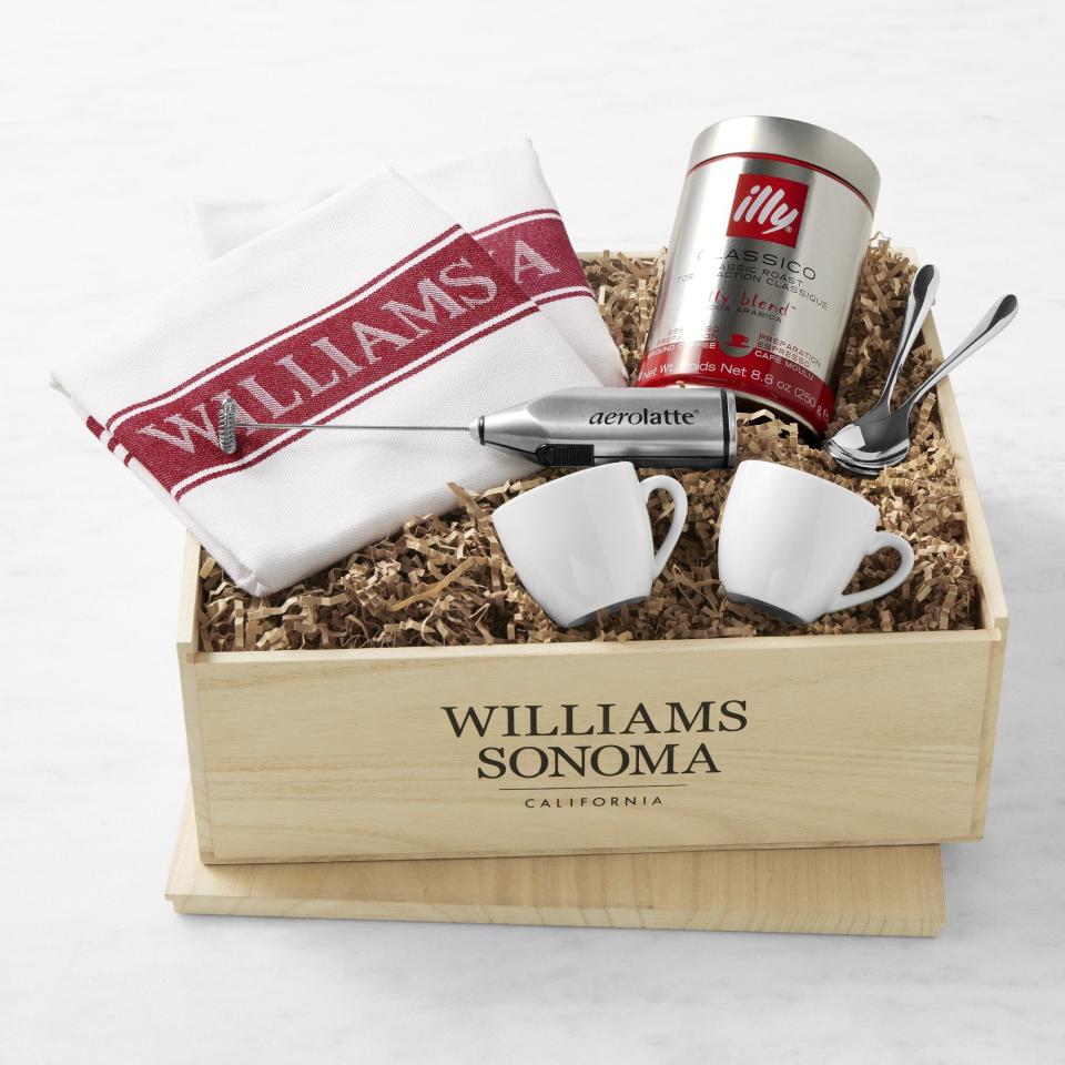 <p><a href="https://go.redirectingat.com?id=74968X1596630&url=https%3A%2F%2Fwww.williams-sonoma.com%2Fproducts%2Fespresso-lover-gift-crate%2F&sref=https%3A%2F%2Fwww.delish.com%2Fkitchen-tools%2Fg45345694%2Fbest-cozy-gifts%2F" rel="nofollow noopener" target="_blank" data-ylk="slk:Shop Now;elm:context_link;itc:0;sec:content-canvas" class="link ">Shop Now</a></p><p>Espresso Lover Gift Crate</p><p>$79.95</p><span class="copyright">Williams Sonoma</span>