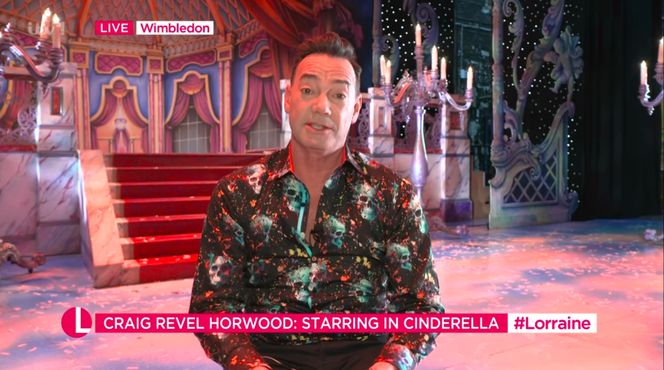 Craig Revel Horwood talks about Strictly with Lorraine Kelly. (ITV screengrab)