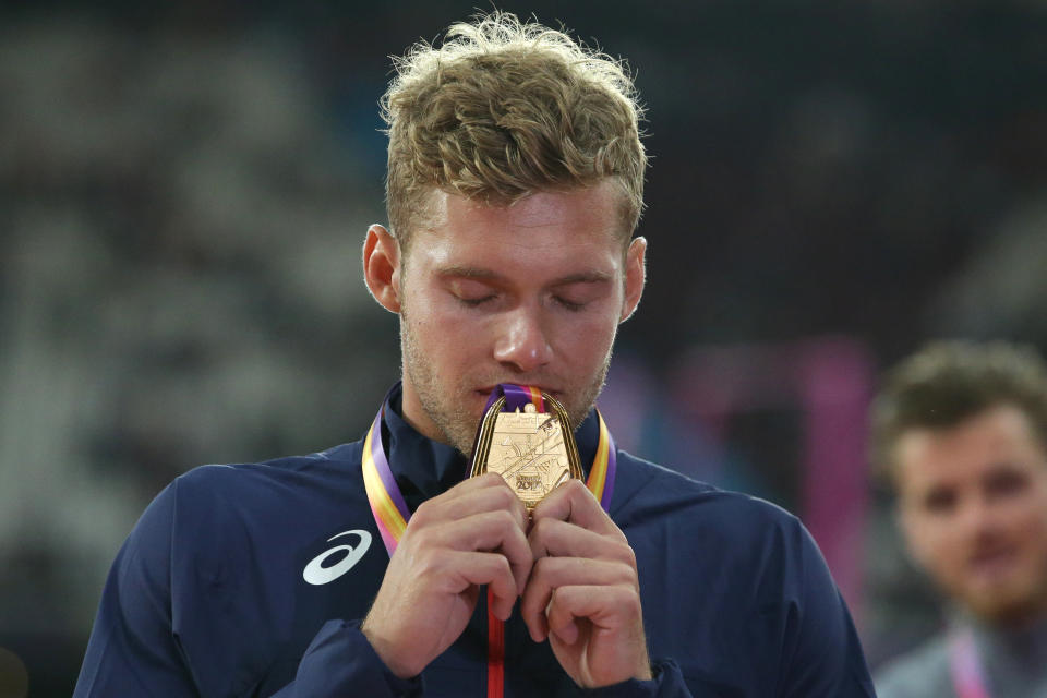 2017, l’année de la consécration pour Kevin Mayer (AFP).