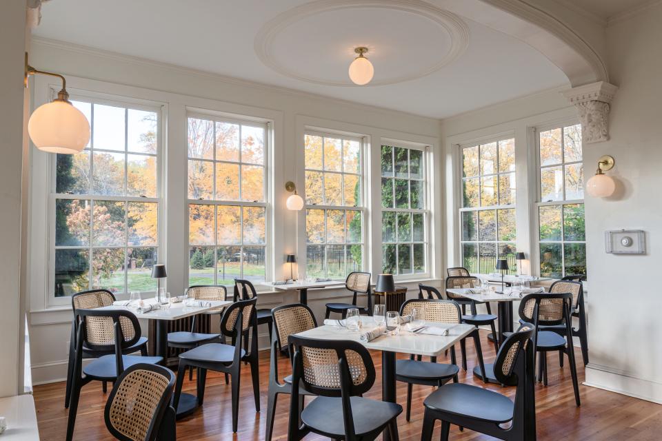 The interior of Edgewood Restaurant & Bar at Hutton Brickyards in Kingston.