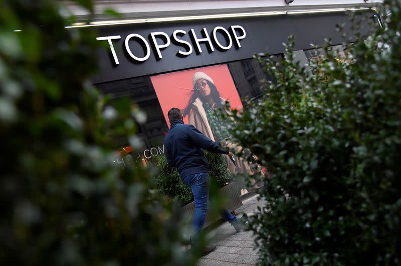 Closed branch of Topshop seen, after the British online fashion retailer ASOS said it has bought the brand amongst others from the collapsed Arcadia group, London, Britain