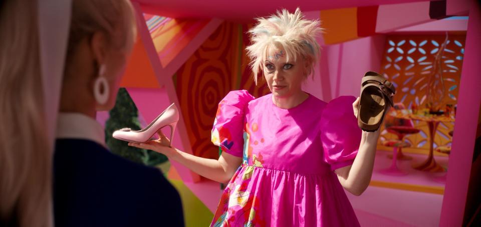 Weird Barbie (Kate McKinnon) is both pariah and wise sage in Barbie Land.