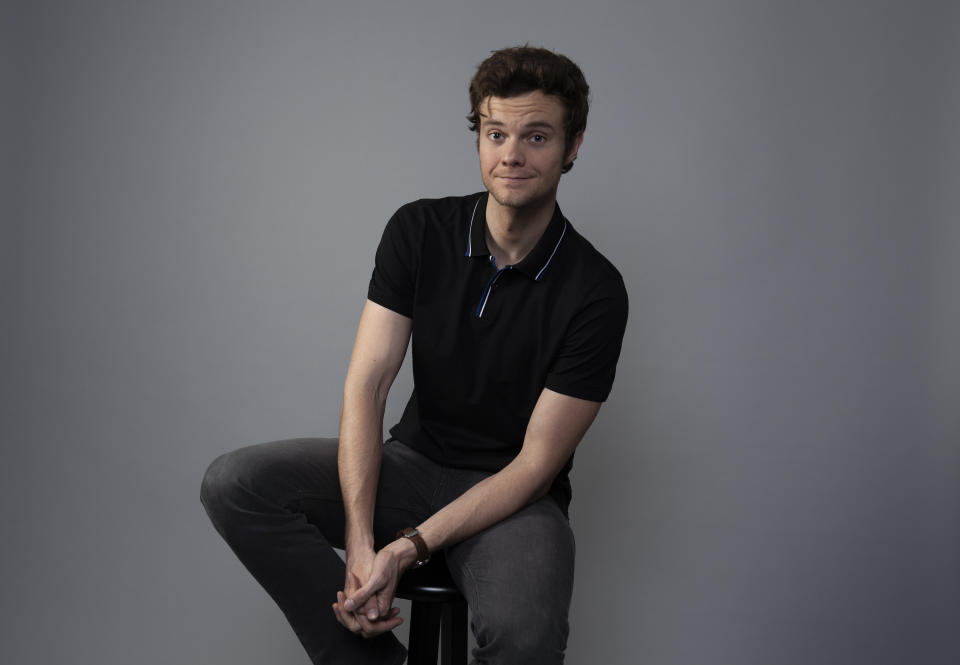 This Dec. 3, 2019 photo shows actor Jack Quaid posing for a portrait in Los Angeles. Quaid was named one of the breakthrough artists of the year by the Associated Press. (Photo by Rebecca Cabage/Invision/AP)