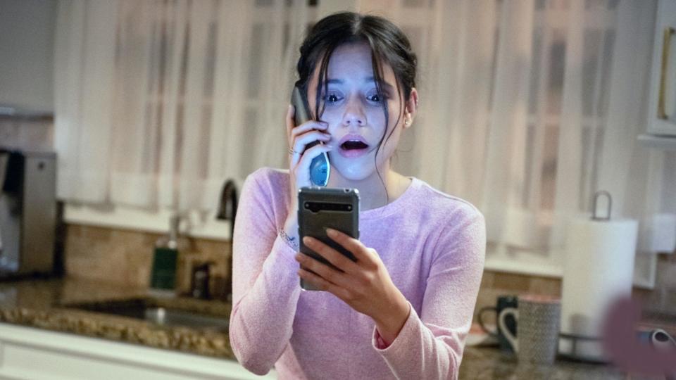 Jenna Ortega's appearance in the first scene of 2022's Scream subverted expectations for the franchise. (Paramount/Everett Collection)