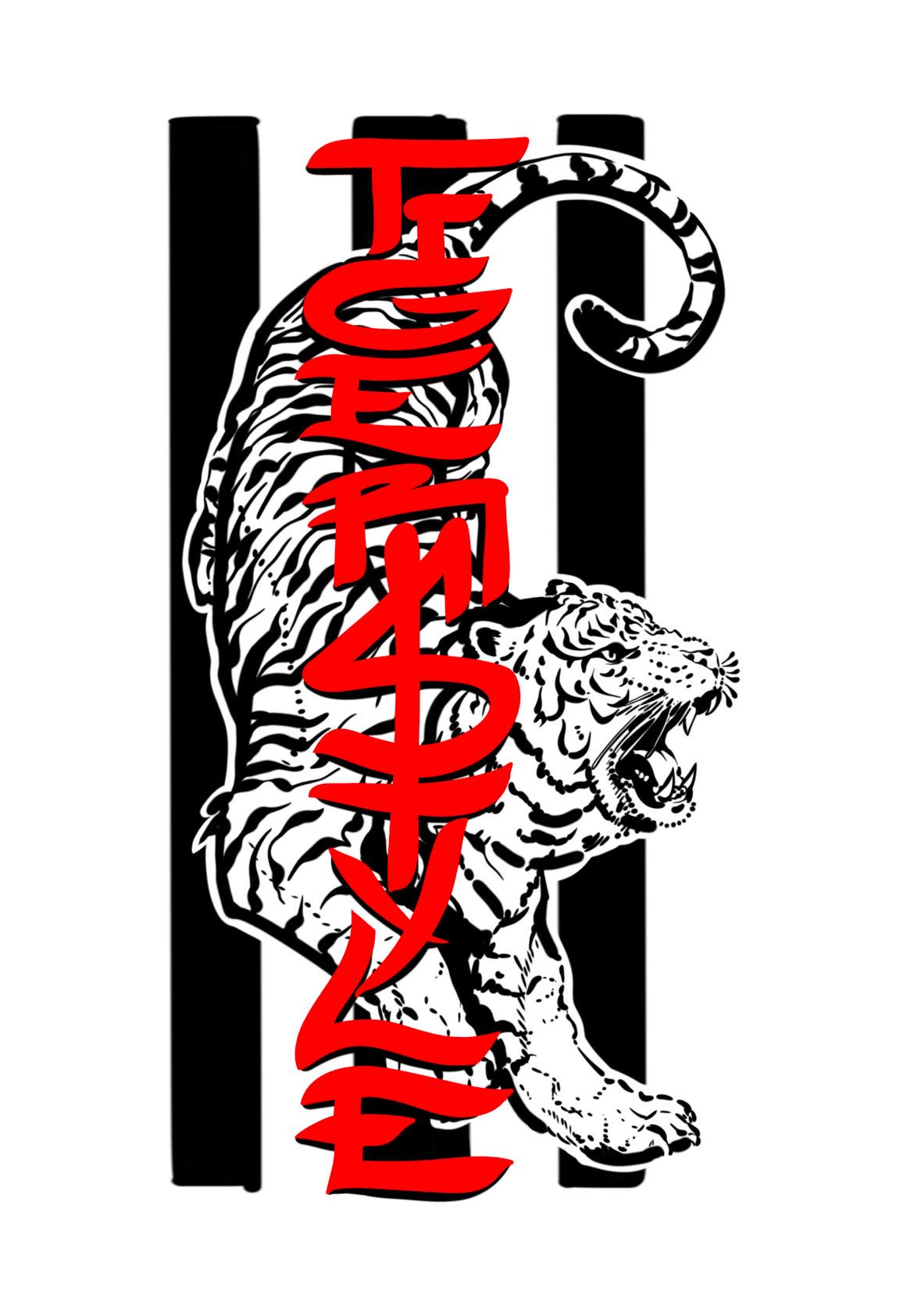 One of logos created for Caleb Stangroom's Tiger Style pop-up.