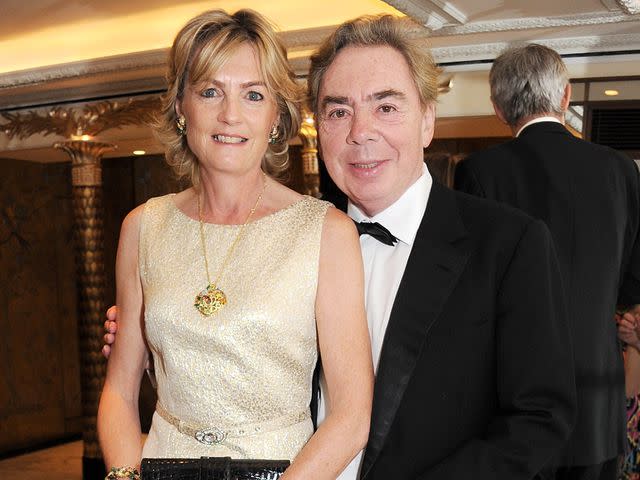 <p>Dave M. Benett/Getty</p> Lady Madeleine Lloyd Webber and Lord Andrew Lloyd Webber attend the Cartier Racing Awards 2012 at The Dorchester on November 13, 2012 in London, England.