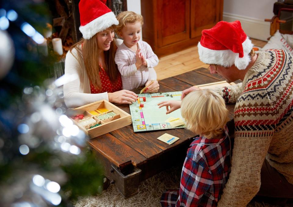 12) Plan a family game night at home.