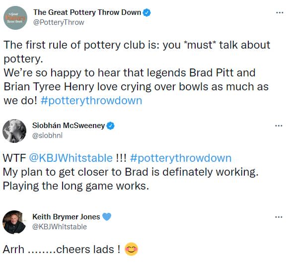 The Great Pottery Throw Down Tweets