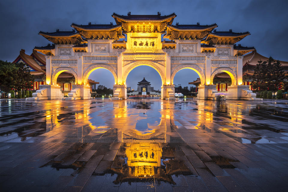 Taipei, Taiwan at Liberty Square.