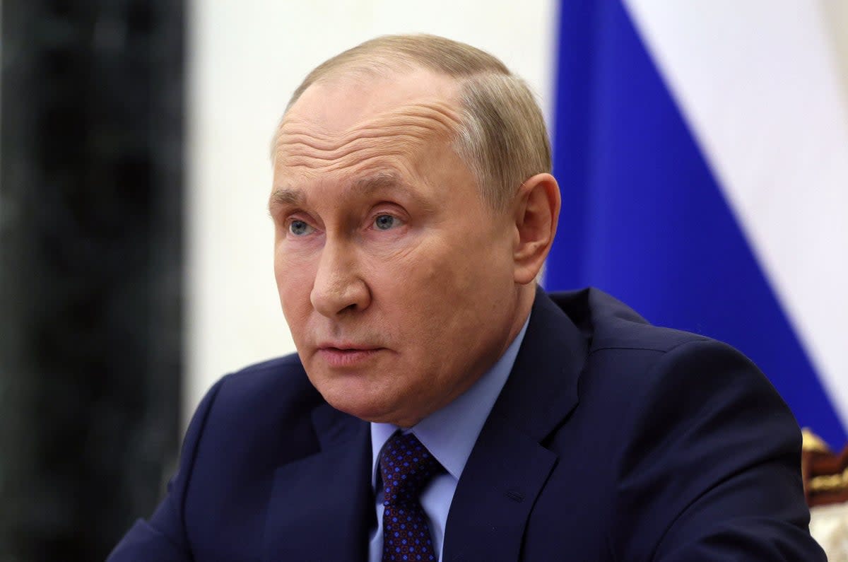 Russian president Vladimir Putin.   (SPUTNIK/AFP via Getty Images)