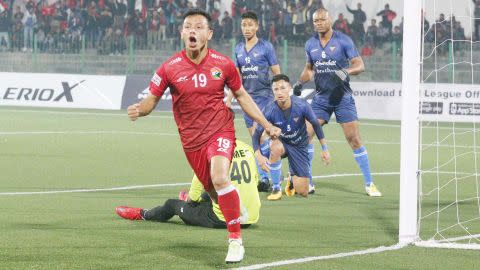 Redeem Tlang Shillong Lajong FC Churchill Brothers SC I-League 2017/2018