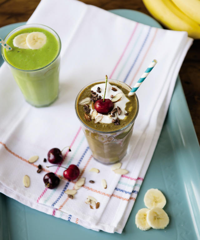 Banana Split Smoothies from 'Simple Green Smoothies'