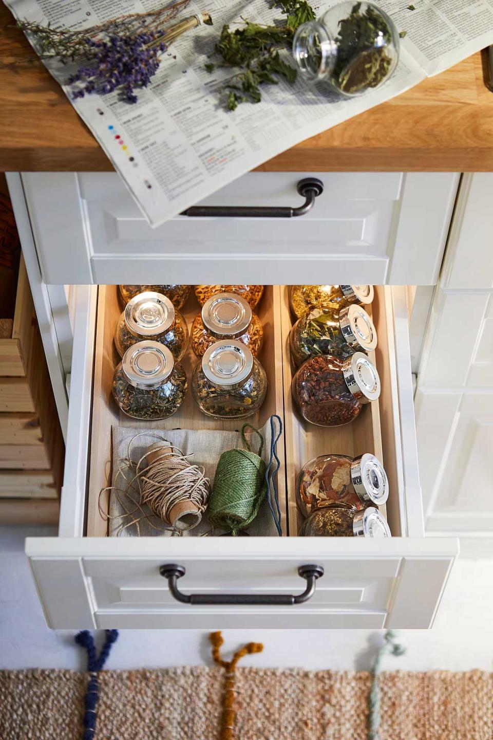 IKEA spice drawer