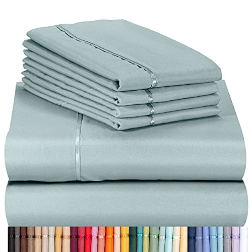 LuxClub 6-piece Sheet Set Bamboo Sheets (Amazon / Amazon)