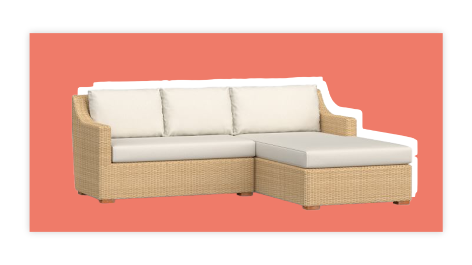 Don't worry about rain with this all-weather wicker.