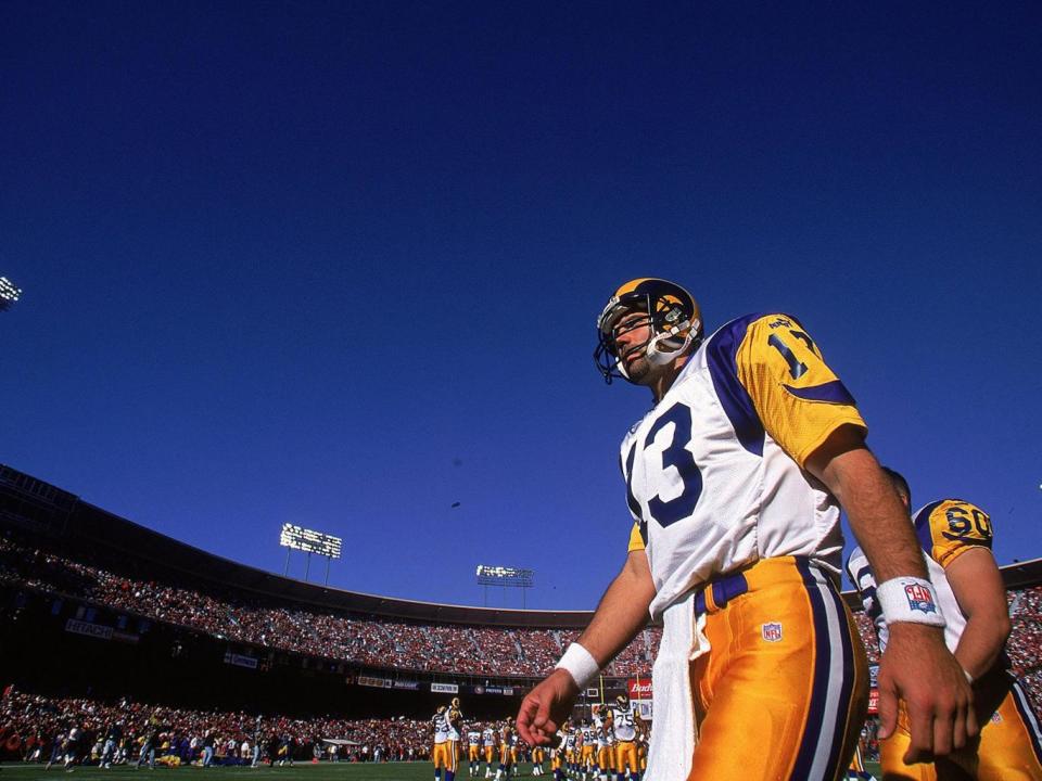 Warner got his first shot at St Louis in 1999 (AFP)