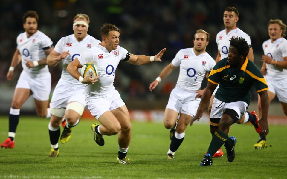 England Saxons in action against South Africa A in 2016 - GETTY IMAGES