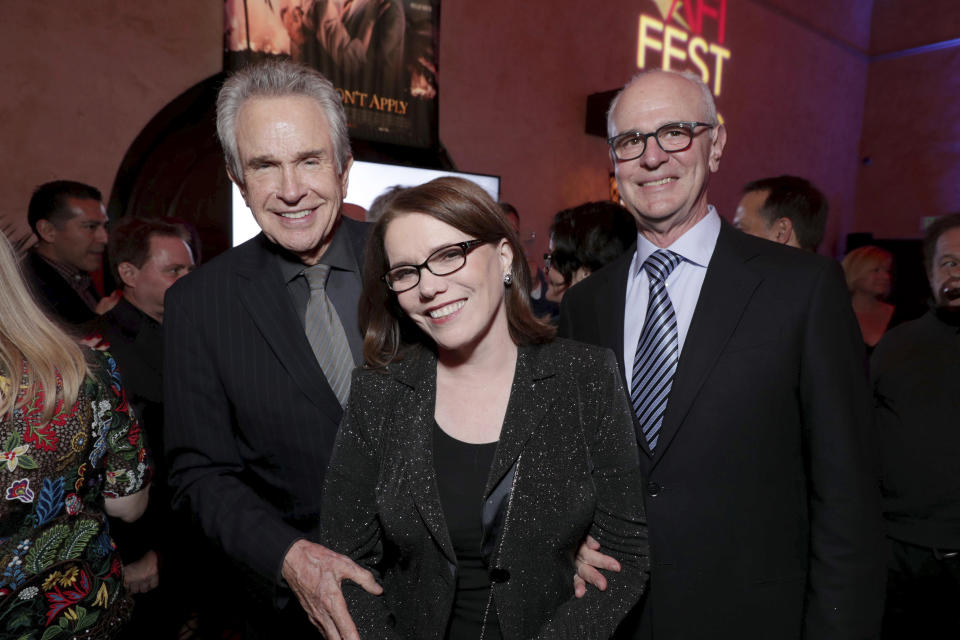 Warren Beatty, Lorraine Feather, Eddie Arkin