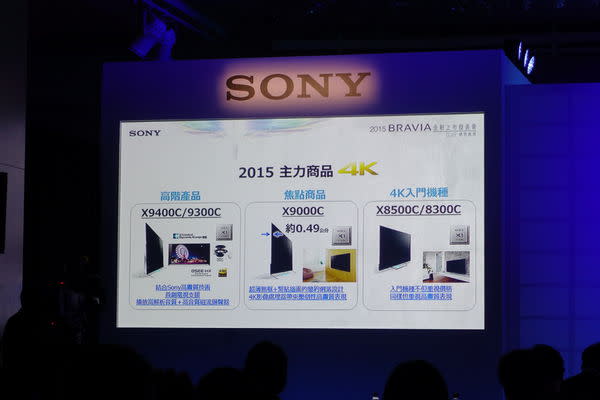 0.49cm機身 飄浮無框設計 SONY BRAVIA 2015 登台亮相