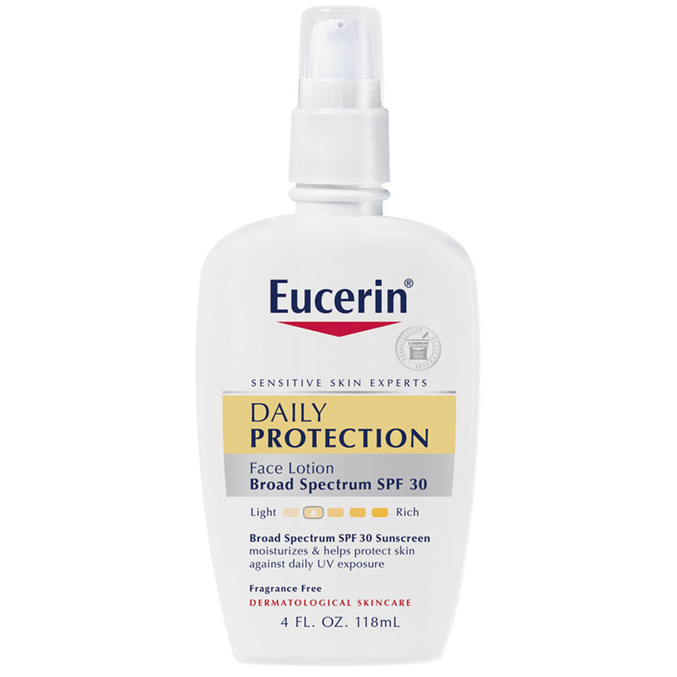 Eucerin Daily Protection SPF 30 Sunscreen Moisturizing Face Lotion (Amazon / Amazon)