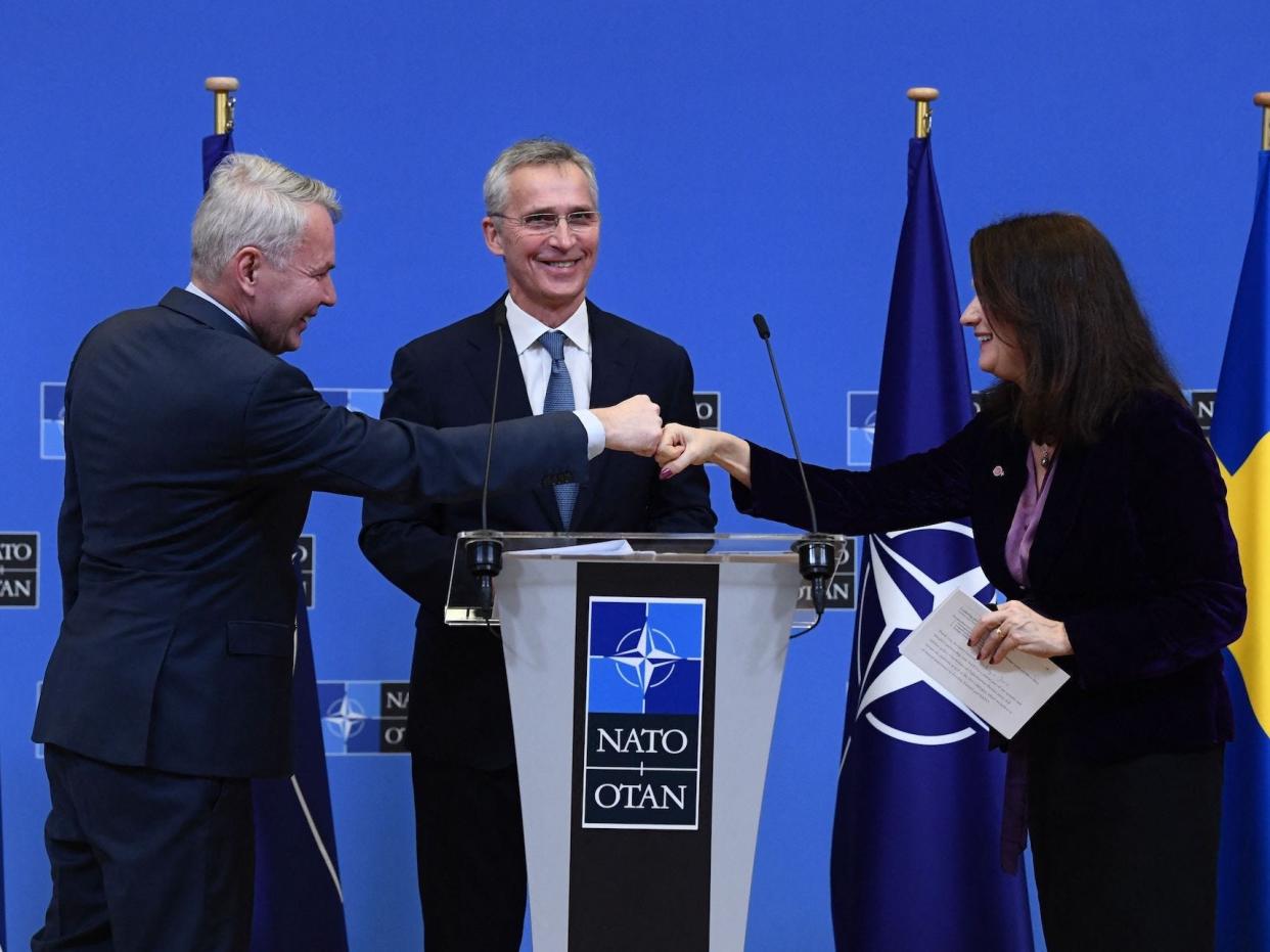 NATO Finland Sweden meeting