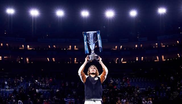 Stefanos Tsitsipas won the ATP Tour Finals last year