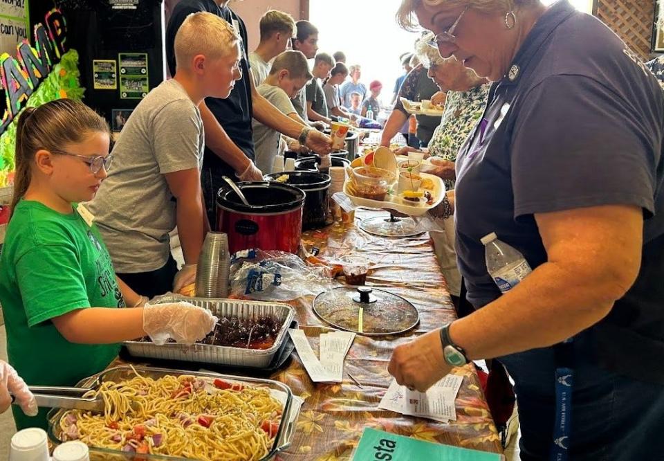 The Tasting Smorgasbord held at the Coshocton County Fair allowed members of the public to sample a variety of dishes made by youth as part of 4-H projects.