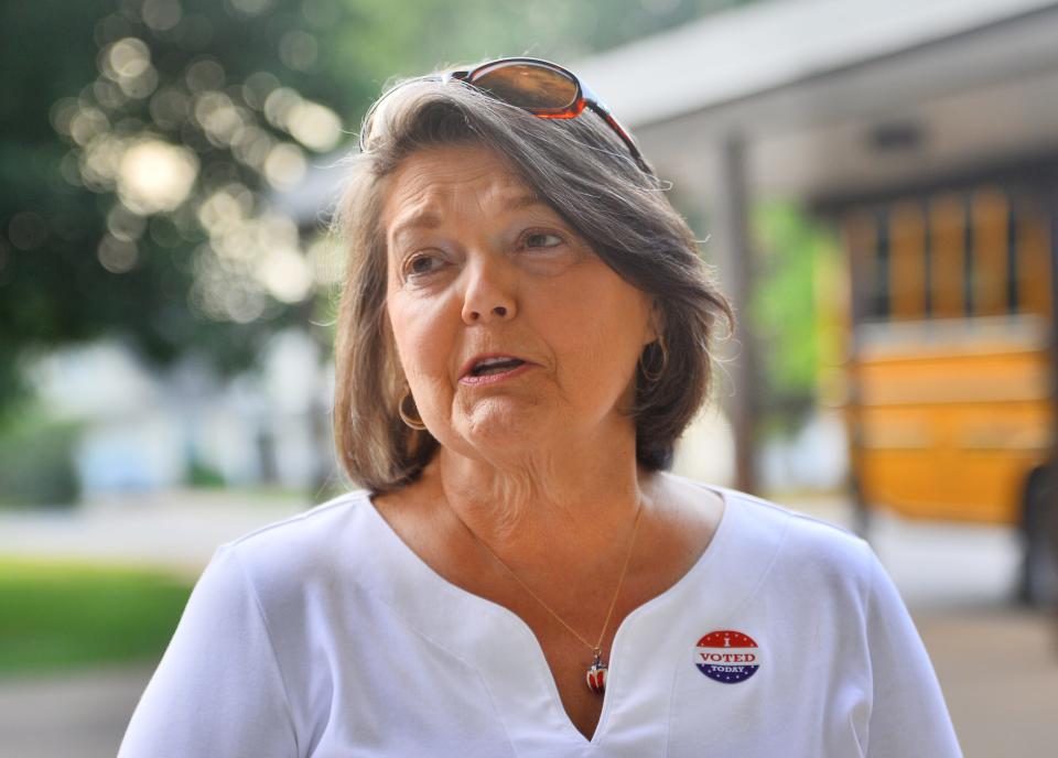 Primaries for the 2022 elections in South Carolina took place on held Tuesday, June 14.  Shown is Ann Moore, mother of District 33 Statehouse incumbent, Travis Moore.