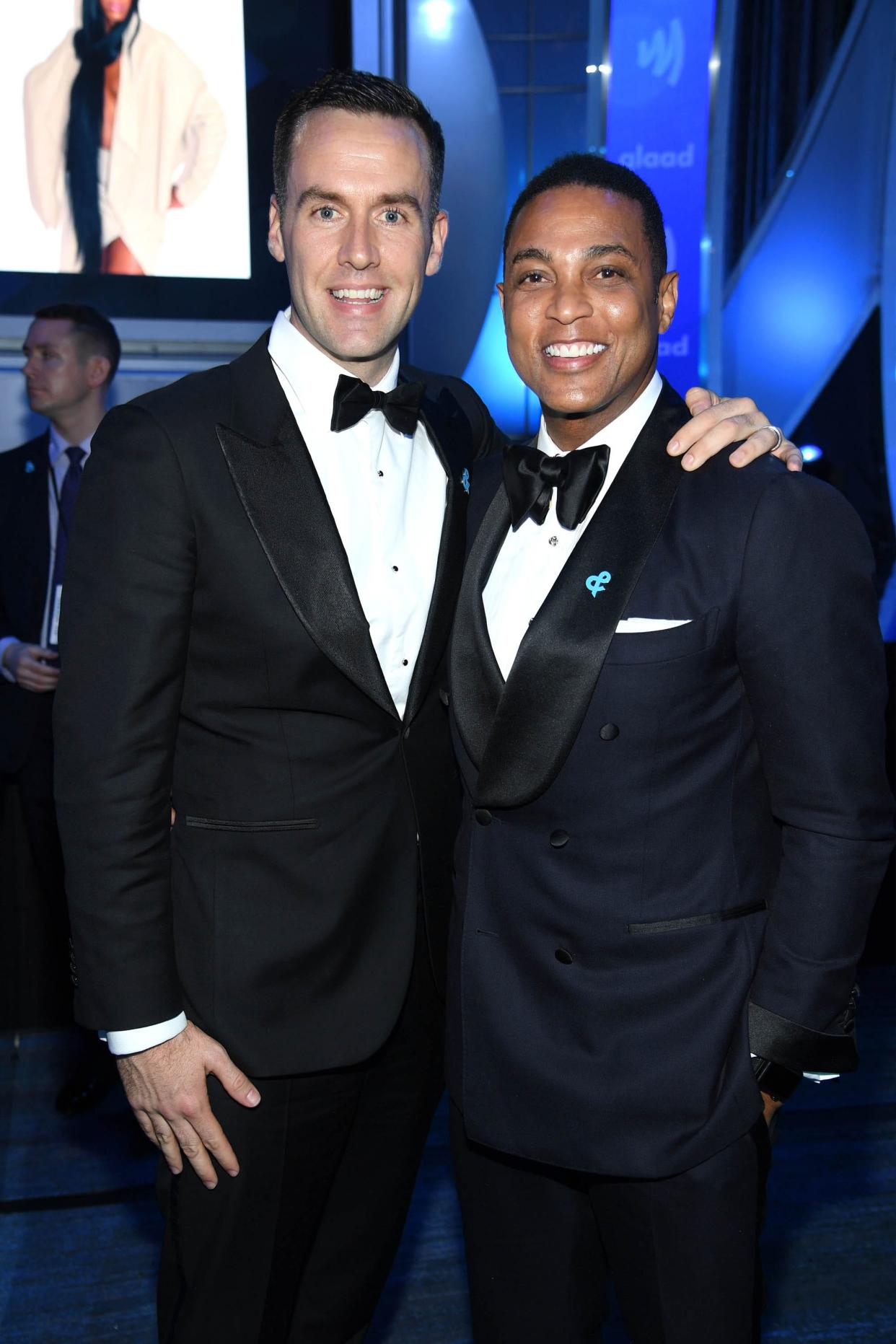 Tim Malone and Don Lemon, now married, attend the 30th Annual GLAAD Media Awards New York at the New York Hilton Midtown on May 4, 2019, in New York City.