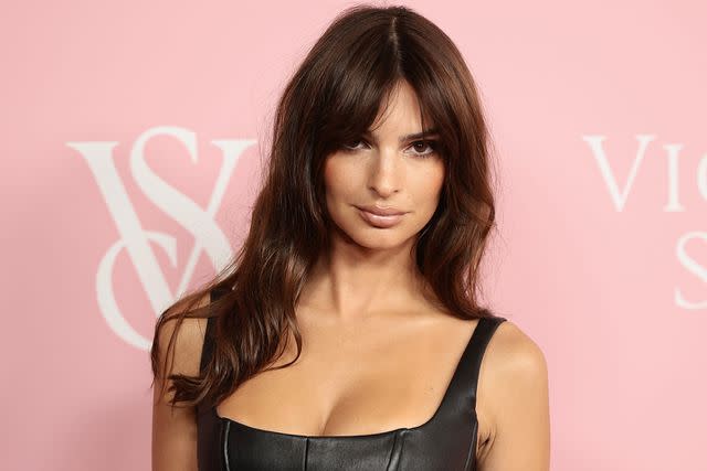 <p>Dimitrios Kambouris/Getty Images for Victoria's Secret</p> Emily Ratajkowski attends as Victoria's Secret Celebrates The Tour '23 at The Manhattan Center on September 06, 2023 in New York City