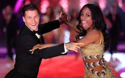 Gorka Marquez and Alexandra Burke 