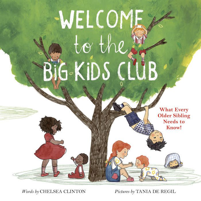 This cover image released by Philomel Books shows "Welcome to the Big Kids Club: What Every Older Sibling Needs to Know" by Chelsea Clinton and illustrated by Tania de Regil, available  Sept. 13.