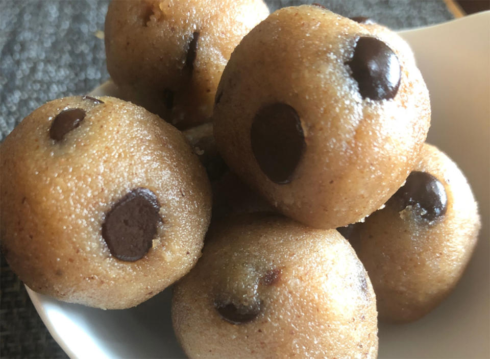 keto no bake cookie dough balls