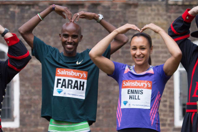 Athletics - Sainsbury's Anniversary Games - Mo Farah and Jessica Ennis-Hill Photocall and Press Conference