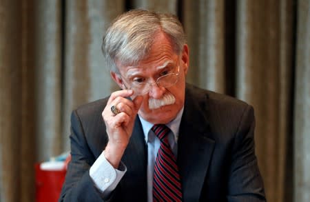 FILE PHOTO: U.S. National Security Advisor John Bolton visits London