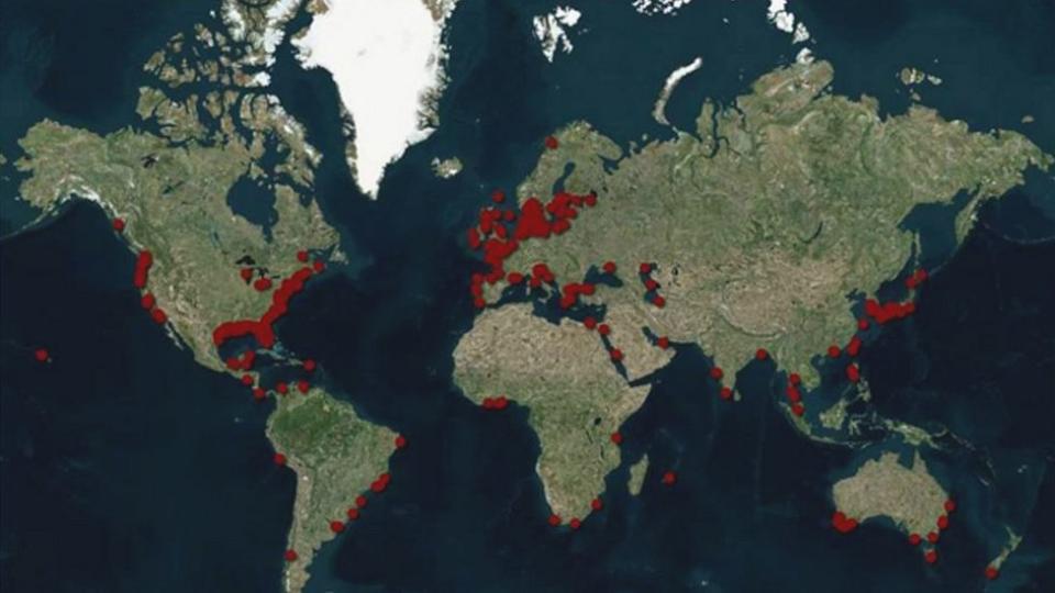 Mapa de zonas muertas