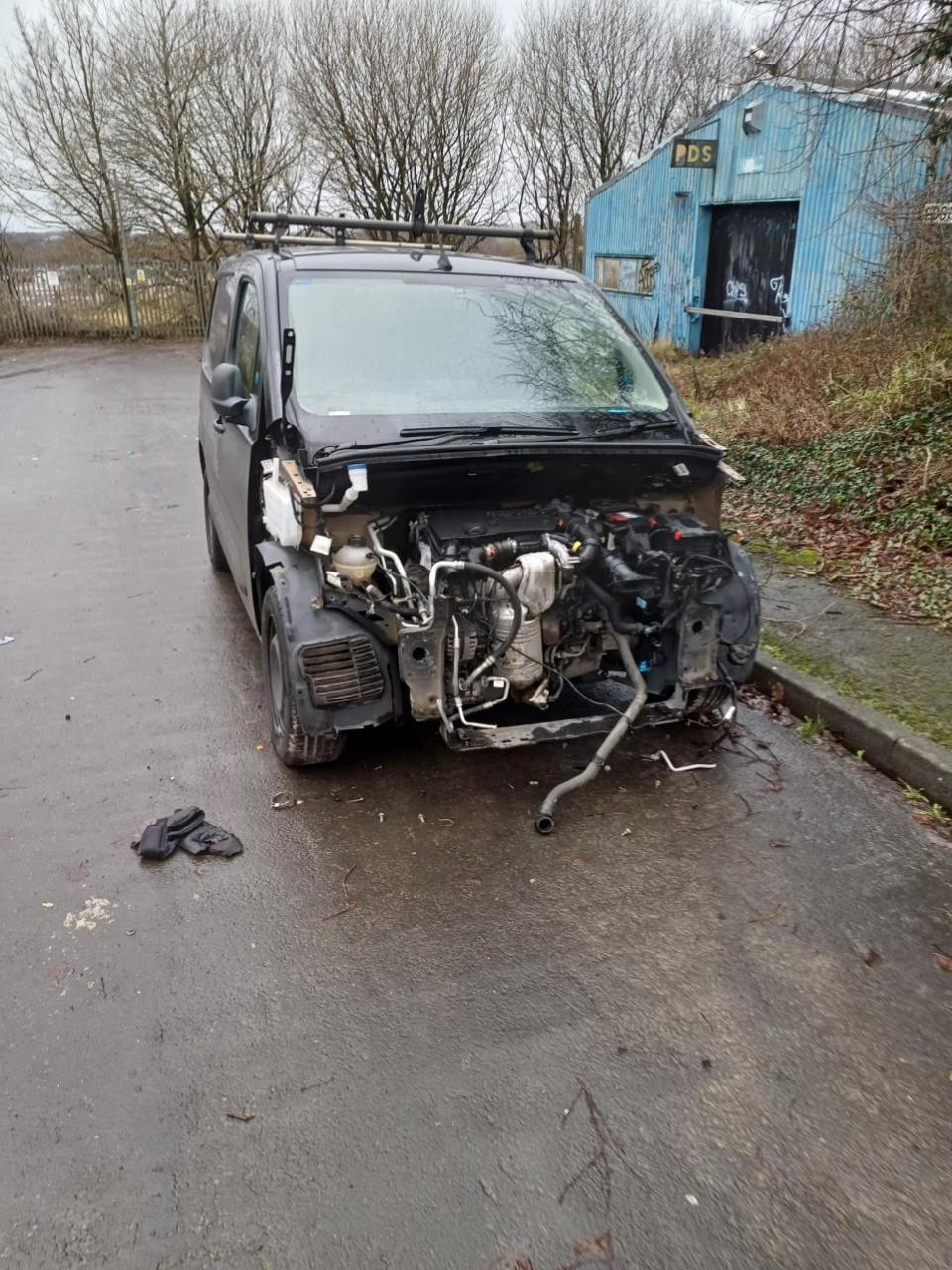 The Bolton News: The vehicle was targeted on Whitworth Street