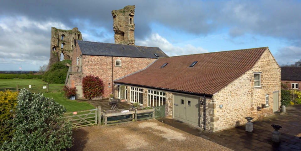 <p>The Warden’s House at Sheriff Hutton Castle in North Yorkshire. (Photo: Caters News) </p>