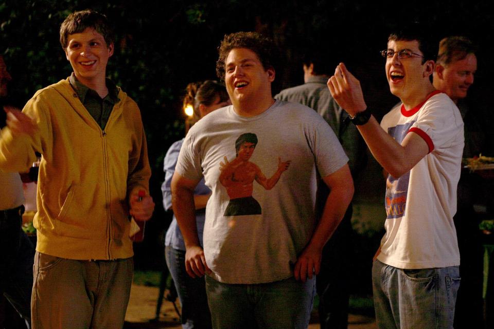 Michael Cera, Jonah Hill, Christopher Mintz-Plasse Superbad