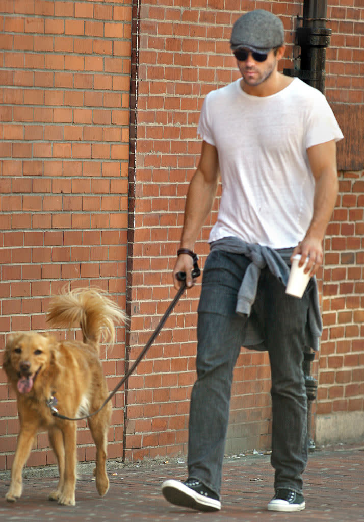 Ryan Reynolds withdog