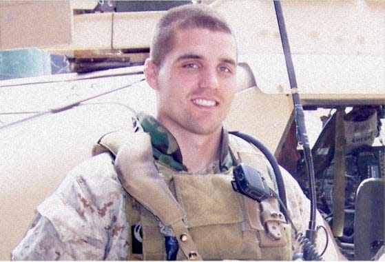 First Lt. Travis Manion. The Doylestown resident and Marine was killed in the line of duty on April 29, 2007. The Travis Manion Foundation in Doylestown continues his legacy by supporting the families of veterans.