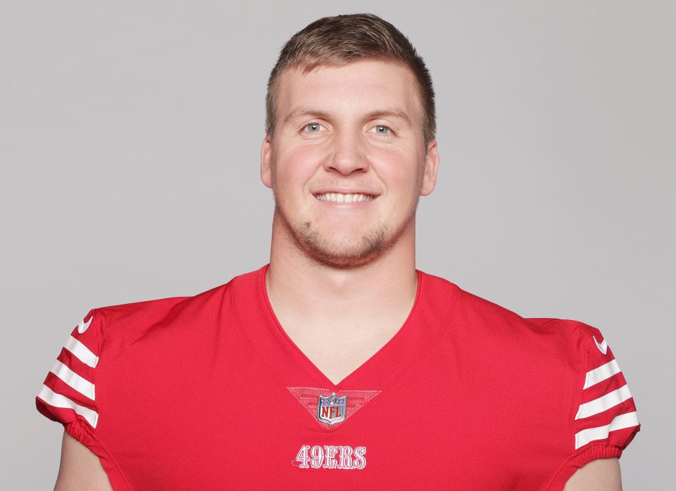 This is a 2023 photo of Spencer Waege of the San Francisco 49ers NFL football team. This image reflects the San Francisco 49ers active roster as of Thursday, May 11, 2023 when this image was taken. (AP Photo)