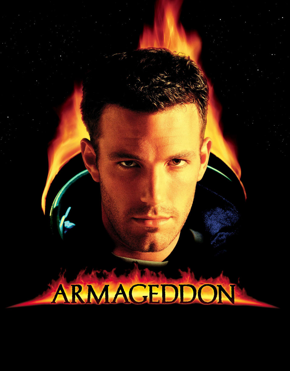 Affleck on the Armageddon poster