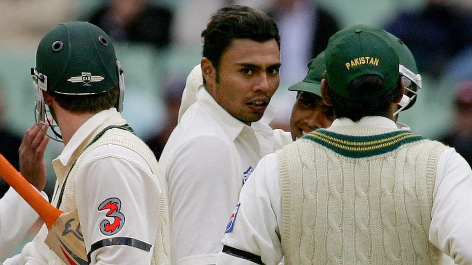 Danish Kaneria had numerous battles with Australia over the years. Pic: Getty