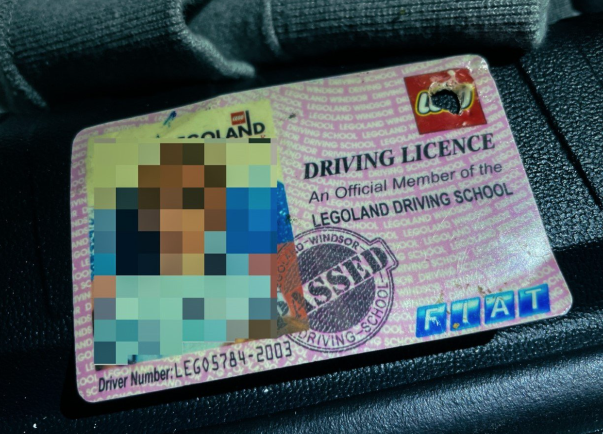 Lego driving licence 