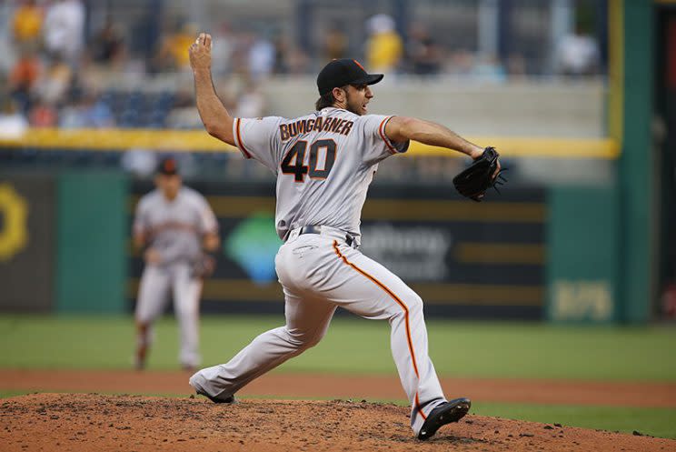 Madison Bumgarner hosts Philly on Saturday (Getty)