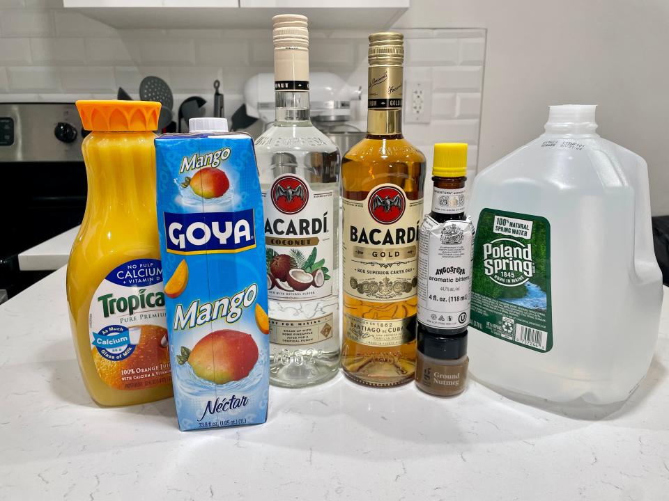 Rihanna's Rum Punch Recipe Ingredients