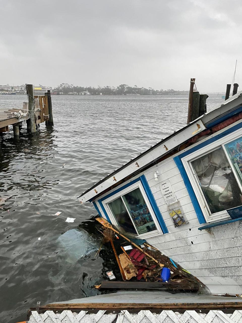 Storms left a path of destruction across the Florida Panhandle.